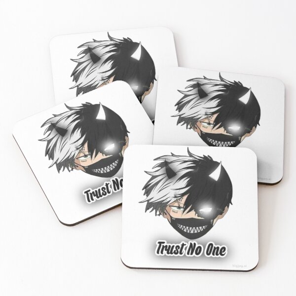 Item preview, Trust No One - Edgy Dark Anime Boy with Mask and Horns designed and sold by WalidRhedifa.
