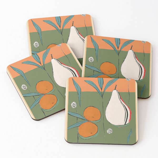 Item preview, Abstract Pear and Orange Art designed and sold by Branka Kodzoman.