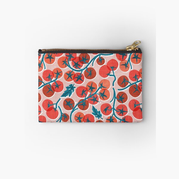 Item preview, Tomato vine picnic - pink background all red and orange tomatoes designed and sold by SelmaCardoso.