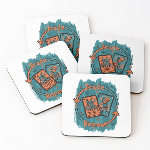 Item preview, Trade Collect Repeat Trading Card Game Collector designed and sold by LuminOrb.