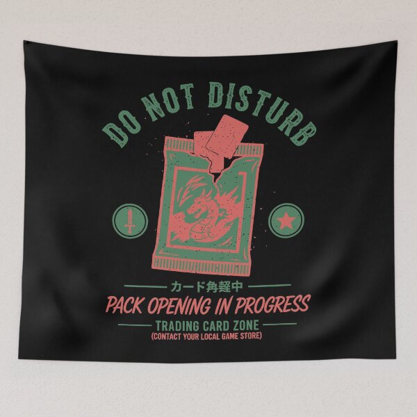 Item preview, Do Not Disturb Pack Opening In Progress Trading designed and sold by LuminOrb.