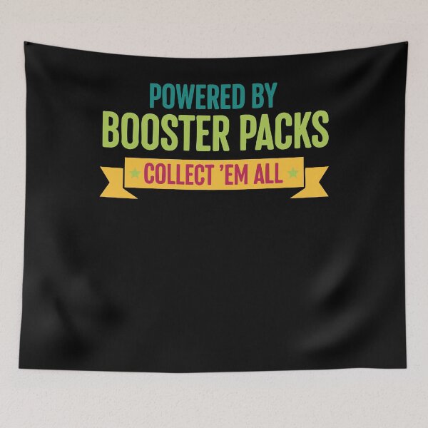 Item preview, Powered By Booster Packs Collect Em All Card designed and sold by LuminOrb.