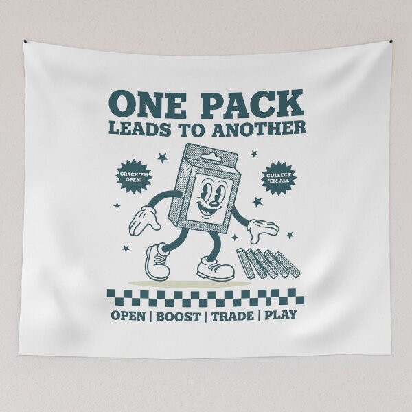 Item preview, One Pack Leads To Another Trading Card Addict designed and sold by LuminOrb.
