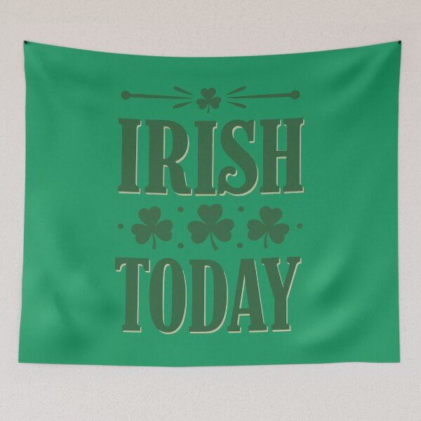 Item preview, Irish Today Bold Shamrock Celebration Design designed and sold by taiche.
