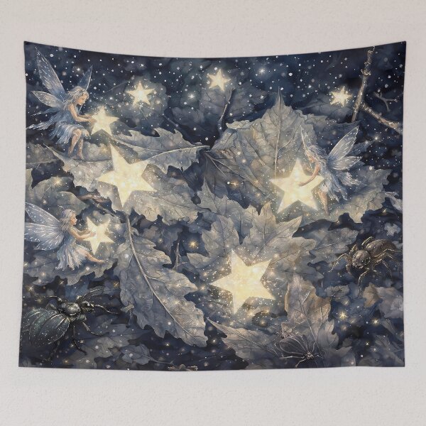 Item preview, Fairies Illuminating Starry Leaves designed and sold by cuprum.