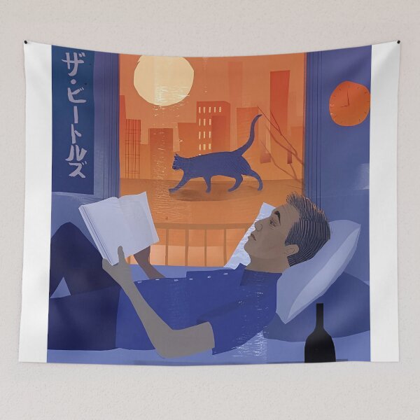 Item preview, Haruki Murakami Painting VL11 designed and sold by farmermaximus.