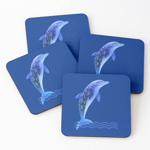 Item preview, Blue Dolphin | Tribal Spirit Sea Art designed and sold by WestIndigo.