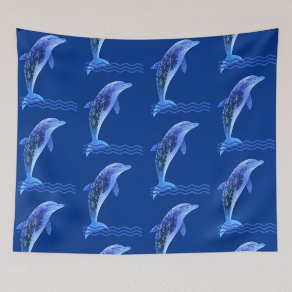 Item preview, Blue Dolphin | Tribal Spirit Sea Art designed and sold by WestIndigo.
