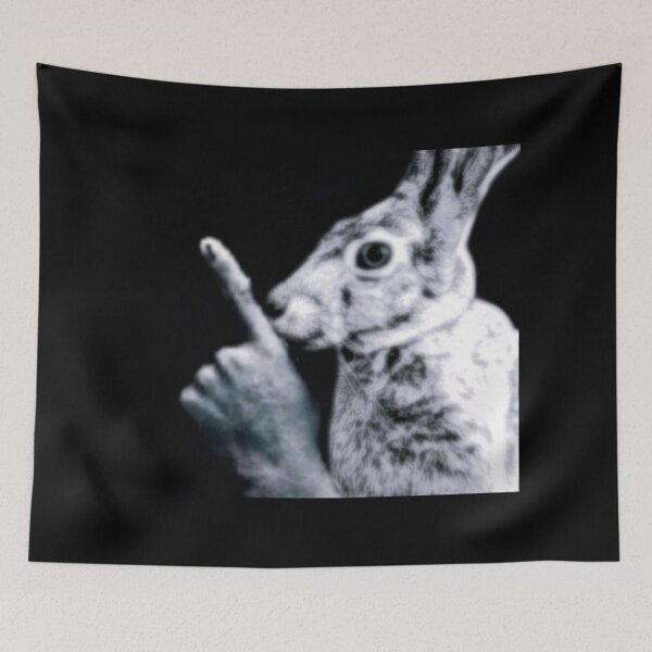 Item preview, Uncanny Rabbit (Low Res) designed and sold by Fire TheMann.