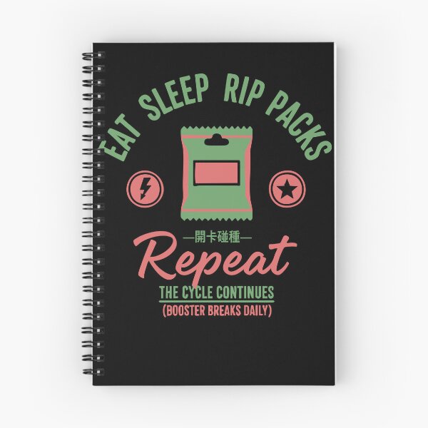 Item preview, Eat Sleep Rip Packs Repeat trading card designed and sold by LuminOrb.