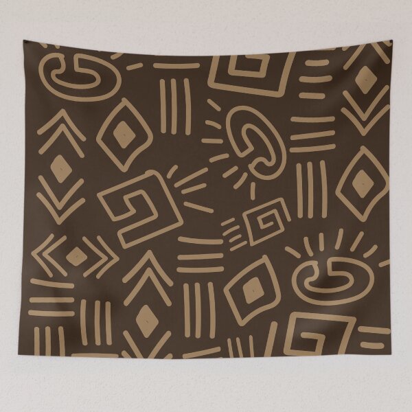 Item preview, Malian Earth Fabric: Ethnic Design Sienna Earth designed and sold by Wolagno.