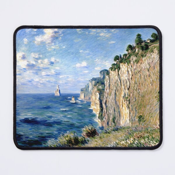 Item preview, Cliff at Fécamp: Rugged Normandy Coastal Cliffs Overlooking the Sea designed and sold by artdesignsnow.