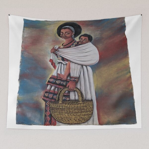 Item preview, Beautiful of  Ethiopia mother Art. designed and sold by HabeshaCreative.