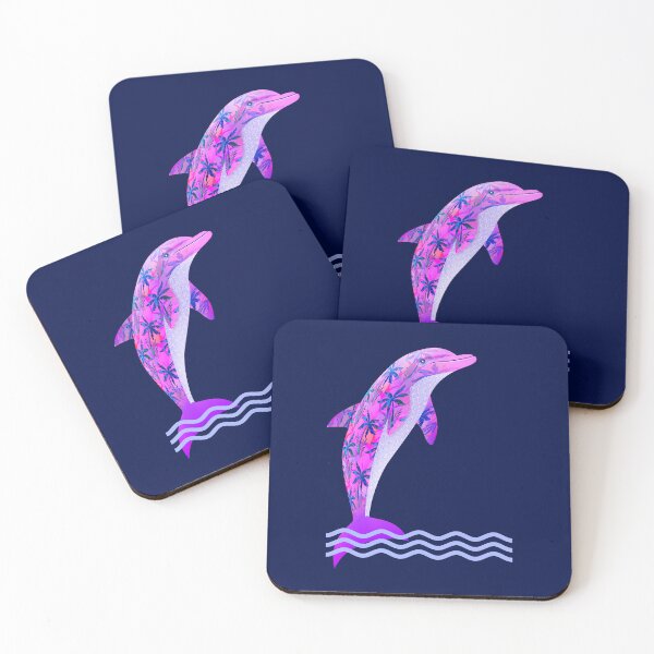 Item preview, Caribbean Pink Dolphin | Tribal Spirit Sea Art designed and sold by WestIndigo.