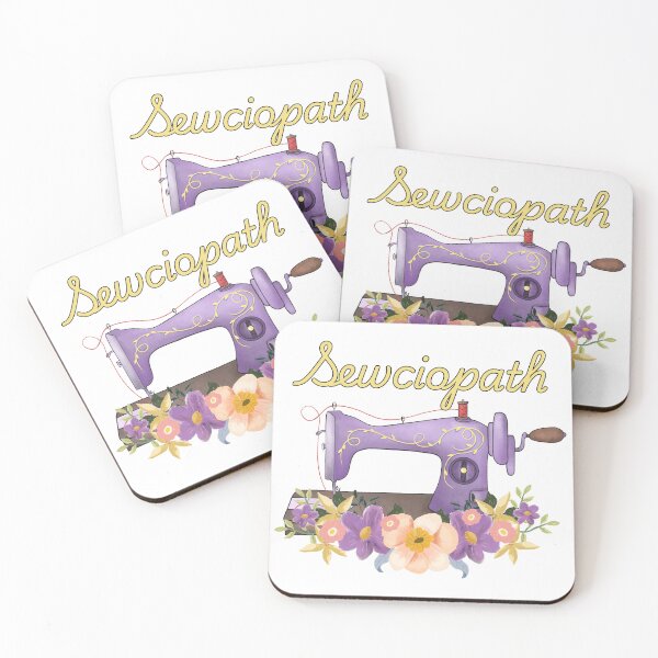 Item preview, Sewciopath (sociopath) Vintage Sewing Machine designed and sold by MAGGDDigital.