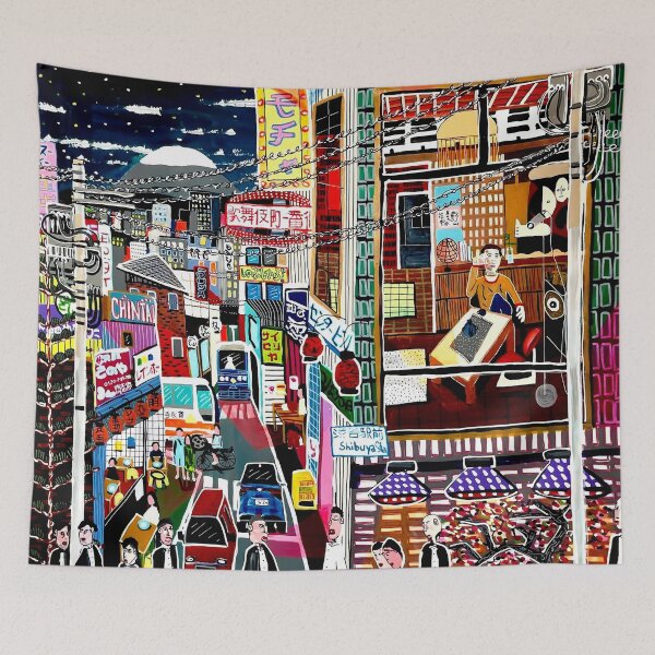 Item preview, Haruki Murakami Painting VL13 designed and sold by farmermaximus.
