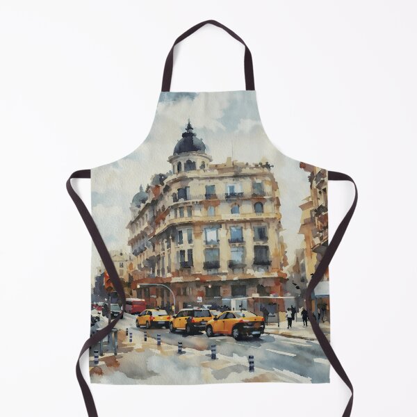 Item preview, Barcelona Via Laietana Watercolor designed and sold by caracatita75.