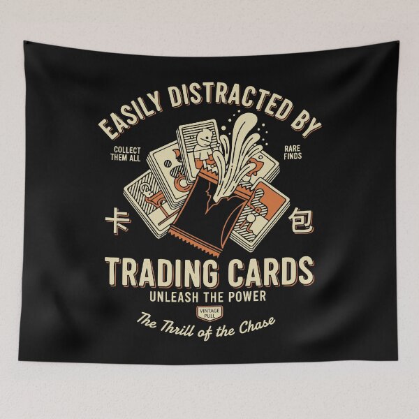 Item preview, Easily Distracted By Trading Cards Unleash The designed and sold by LuminOrb.