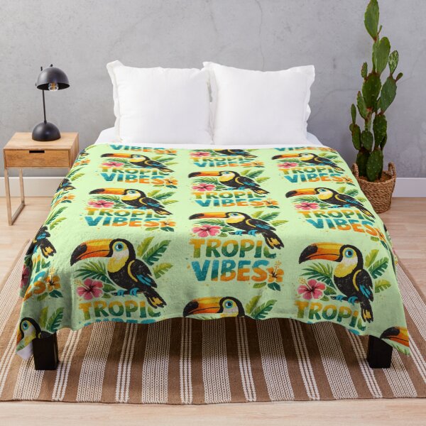 Item preview, tropical vibes with a toucan designed and sold by SergeyDigital.