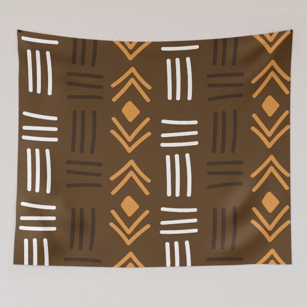Item preview, Malian Earth Fabric: Ethnic Design Sienna Earth designed and sold by Wolagno.