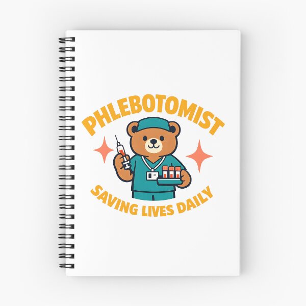 Item preview, Phlebotomist Saving Lives Daily – Cute Bear Phlebotomy Design designed and sold by ClinicalHubs.