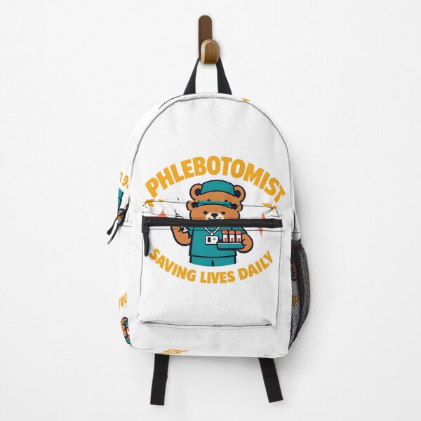 Item preview, Phlebotomist Saving Lives Daily – Cute Bear Phlebotomy Design designed and sold by ClinicalHubs.