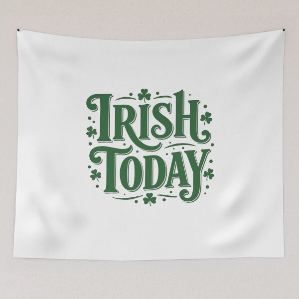 Item preview, Irish Today Vintage Shamrock Design designed and sold by taiche.