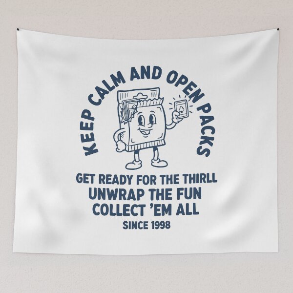 Item preview, Keep Calm And Open Packs Collect Em All Trading designed and sold by LuminOrb.