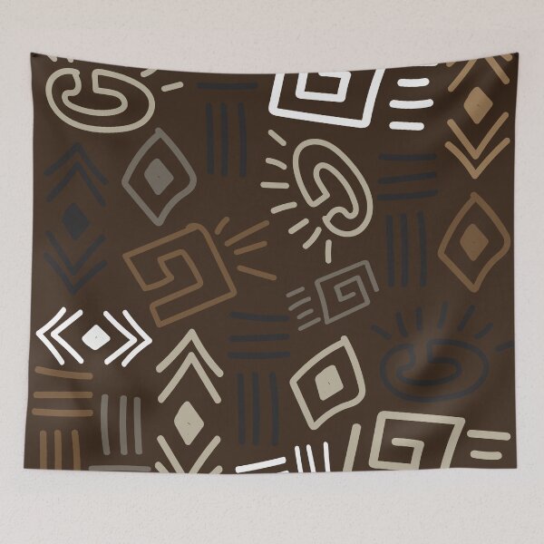 Item preview, Malian Earth Fabric: Ethnic Design Sienna Earth designed and sold by Wolagno.