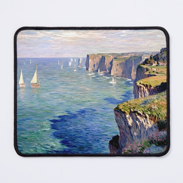 Item preview, Cliff at Grainval near Fécamp: Rugged Normandy Coastal Cliff  designed and sold by artdesignsnow.