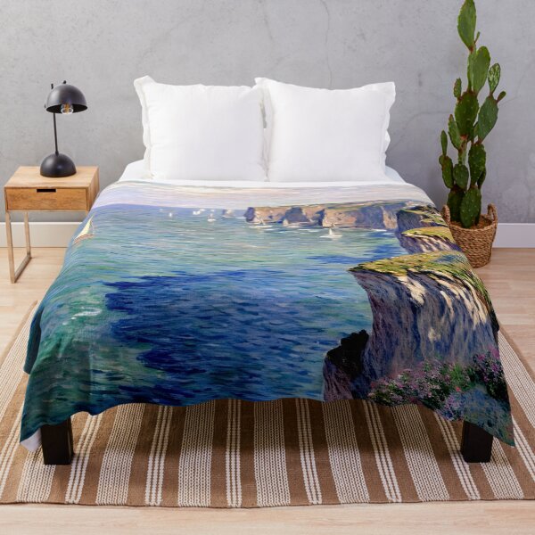 Item preview, Cliff at Grainval near Fécamp: Rugged Normandy Coastal Cliff designed and sold by artdesignsnow.