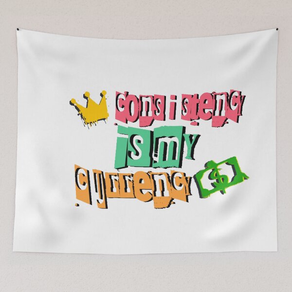 Item preview, Consistency is my Currency- T-shirt design, unique and customized Unisex  designed and sold by RJRDesignStore1.