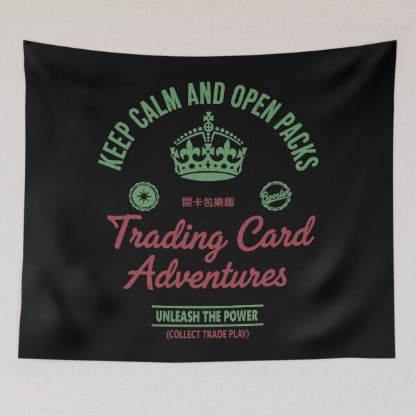 Item preview, Keep Calm And Open Packs Trading Card Adventures designed and sold by LuminOrb.