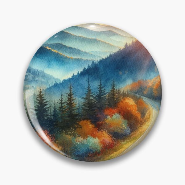 Item preview, Landscape Blue Ridge Mountains designed and sold by clarkfraser.