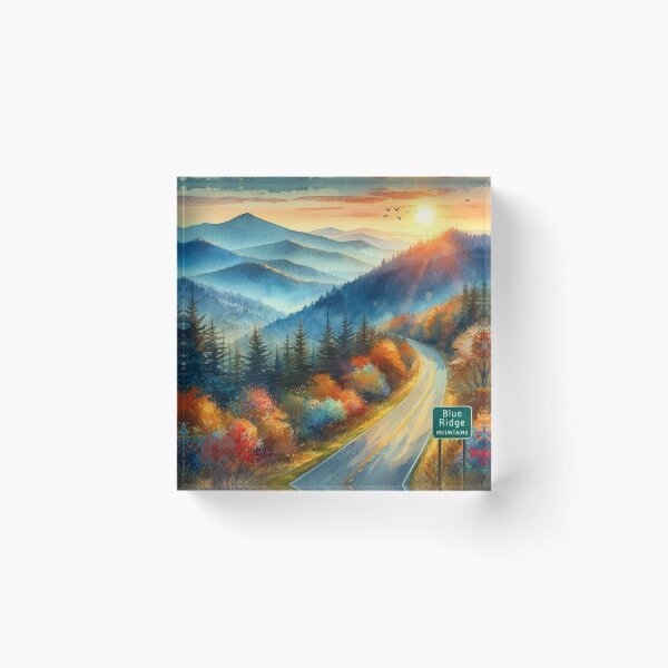 Item preview, Landscape Blue Ridge Mountains designed and sold by clarkfraser.