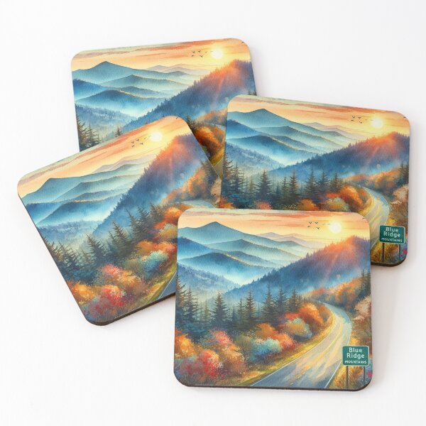 Item preview, Landscape Blue Ridge Mountains designed and sold by clarkfraser.