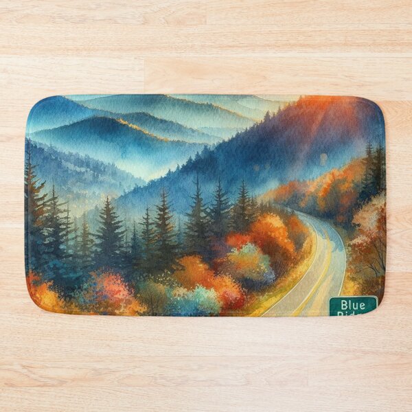 Item preview, Landscape Blue Ridge Mountains designed and sold by clarkfraser.