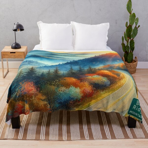 Item preview, Landscape Blue Ridge Mountains designed and sold by clarkfraser.