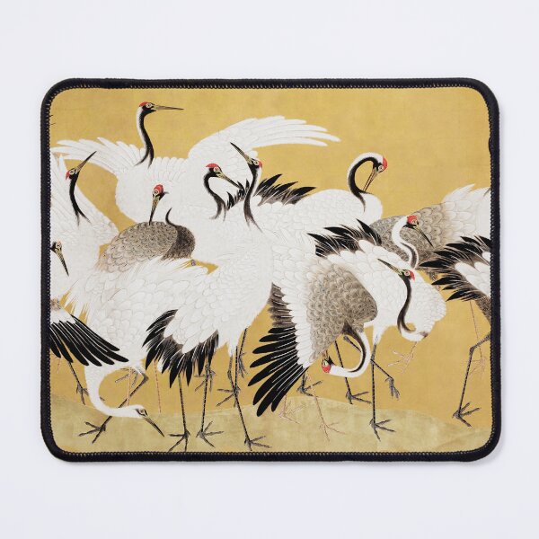 Item preview, Japanese Flock of Cranes by Ishida Yutei designed and sold by pick-me-art.
