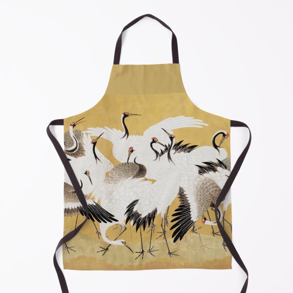 Item preview, Japanese Flock of Cranes by Ishida Yutei designed and sold by pick-me-art.