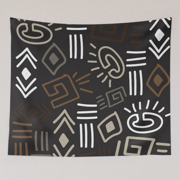 Item preview, Malian Earth Fabric: Ethnic Design Sienna Earth designed and sold by Wolagno.
