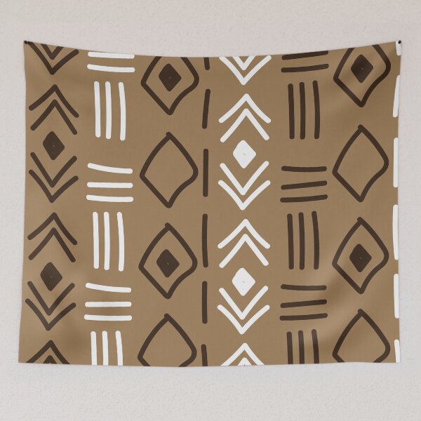 Item preview, Malian Earth Fabric: Ethnic Design Sienna Earth designed and sold by Wolagno.