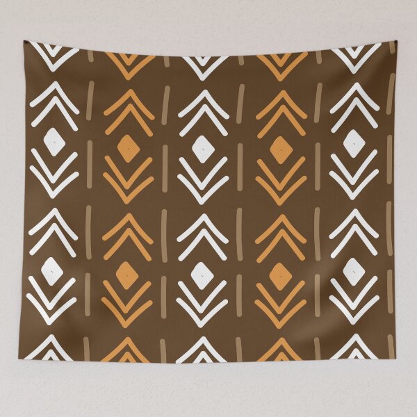 Item preview, Malian Earth Fabric: Ethnic Design Sienna Earth designed and sold by Wolagno.