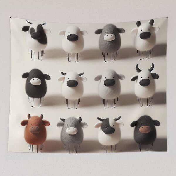 Item preview, The Minimal Moo with Slender Legs  designed and sold by Vanich-Panich.