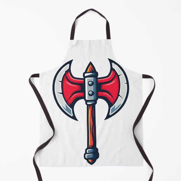 Item preview, Epic Red Battle Axe Fantasy Weapon - Flaming Warrior Art Print designed and sold by DesignArtist.ia.