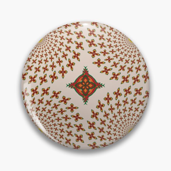 Item preview, Petite Floral Spiral Pattern designed and sold by OIL Pattern Design .