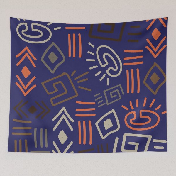 Item preview, Malian Earth Fabric: Ethnic Design Sienna Earth designed and sold by Wolagno.