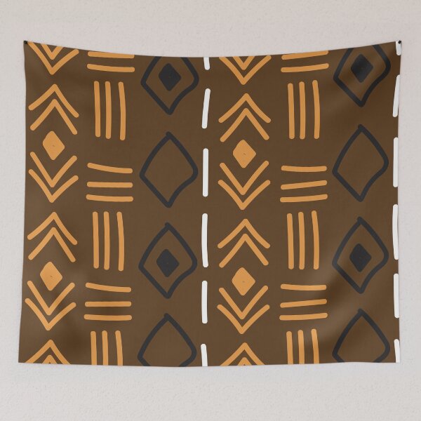 Item preview, Malian Earth Fabric: Ethnic Design Sienna Earth designed and sold by Wolagno.