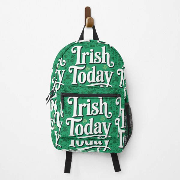 Item preview, Irish Today Retro Clover Celebration Quote designed and sold by taiche.