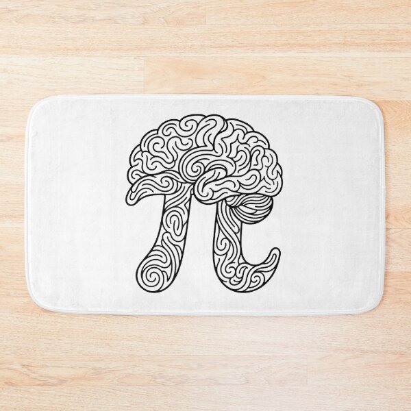 Item preview, Pi Brain π Spiral Math Teacher Gift designed and sold by badrobcheb1.